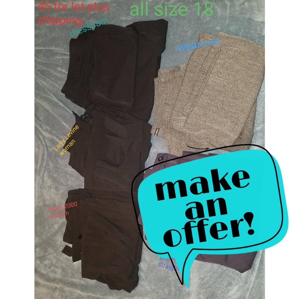 Size 18 pant lot